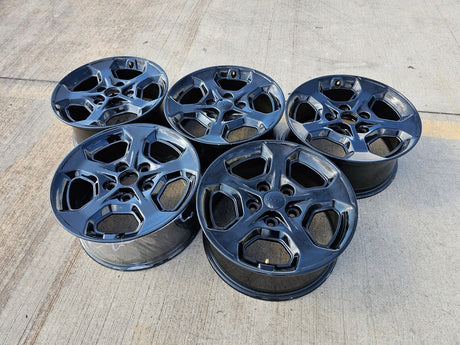 17" Jeep Wrangler Gladiator Rubicon OEM 9236 wheels rims 2021 2022 2023 2024 NEW Texas Truck Tire