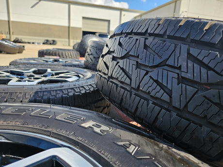 18" Ford Bronco wheels rims black 10389 Ranger tires 2023 2024 2025 2026 NEW A/T Texas Truck Tire