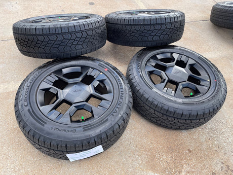 18" Kia Telluride X-PRO OEM wheels rims Sorento Sedona CONTINENTAL 2026 2027 NEW Texas Truck Tire