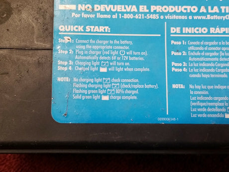 CR-1 Charge and Ride 6/12 Volt Battery Charger with 12V 18Ah Battery