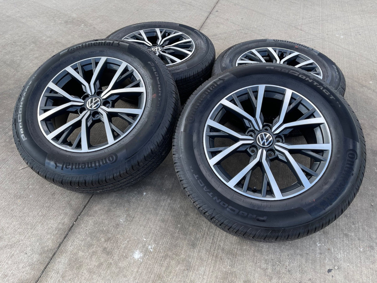 17" VW Tiguan OEM 70037 wheels rims tires 2020 2021 2022 2023 2024 2025 2026 Texas Truck Tire