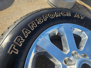 (1) 20" Dodge Ram 2500 3500 LARAMIE OEM 2700 POLISHED wheel rim spare Texas Truck Tire