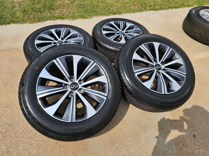 18" Infiniti QX60 OEM 73813 Pathfinder wheels rims 2024 2025 2026 NEW GREAT DEAL Texas Truck Tire