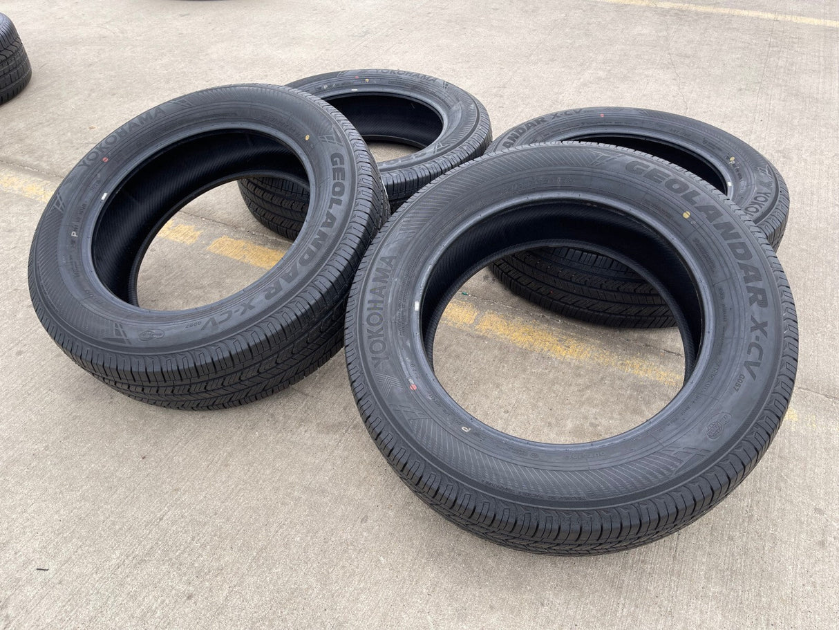 (4) 265/60/20 Yokohama Geolander X-CV tires NEW Sierra Tundra Silverado Texas Truck Tire