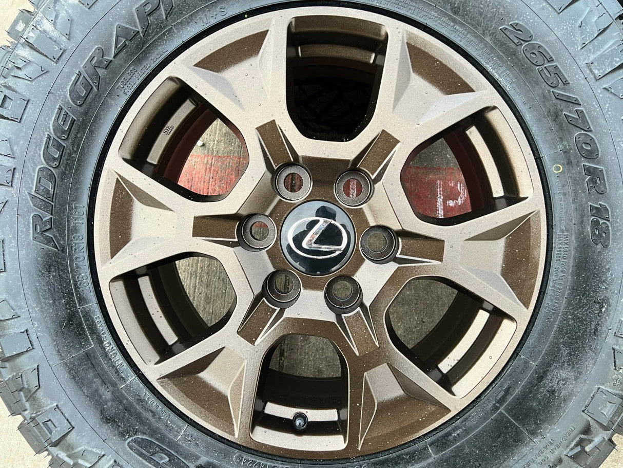 18" Lexus GX550 OEM 10544 wheels rims BRONZE Toyota Land Cruiser Tundra NEW Texas Truck Tire