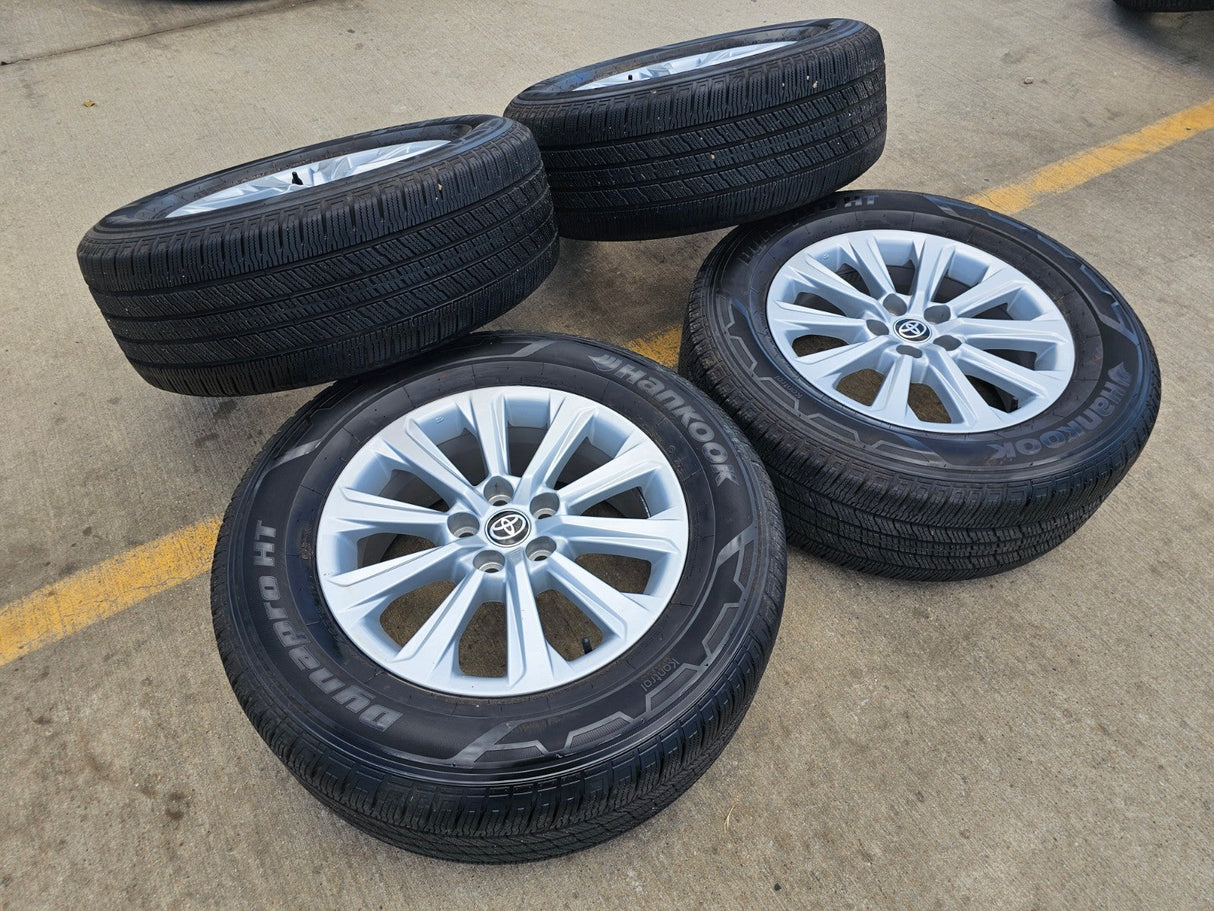 18" Toyota Grand Highlander OEM 10525 wheels rims Lexus TX350 2024 2025 NEW Texas Truck Tire