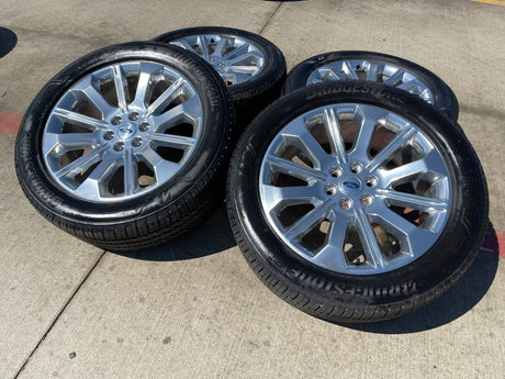 22" Ford F-150 King Ranch LIMITED OEM rims wheels 10349 Expedition 2024 2025 Texas Truck Tire