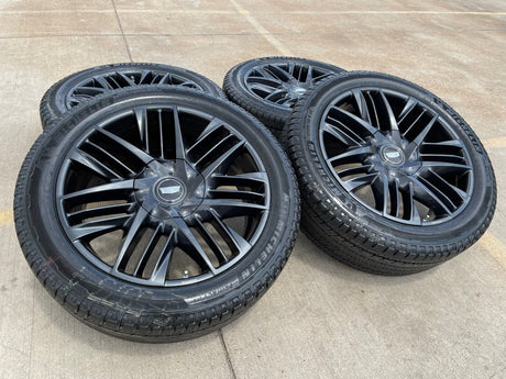 24" Cadillac Escalade IQ DEEP SPACE EV OEM wheels rims Hummer 2500 2025 2026 NEW Texas Truck Tire