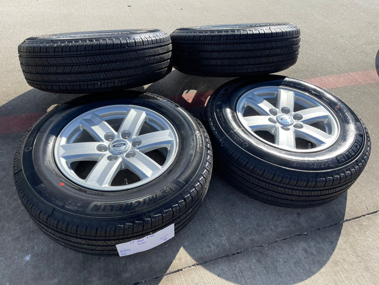 17" Ford F-150 Expedition OEM 10339 rims wheels 2023 2024 2025 2026 NEW MICHELIN Texas Truck Tire