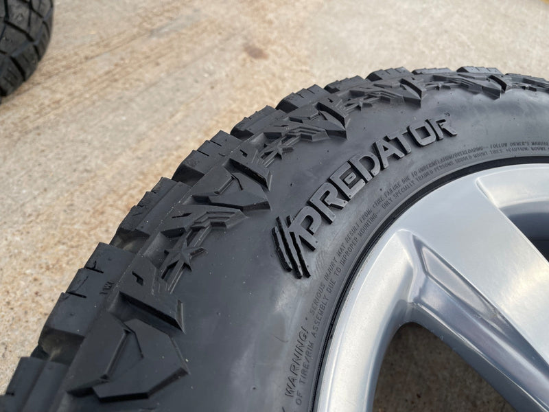 20" Chevy Silverado 1500 Tahoe Suburban OEM wheel rim 5652 tire spare Texas Truck Tire