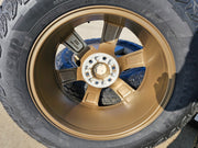 20" Ford F-150 Expedition OEM rims wheels BRONZE 10005 tires NEW Texas Truck Tire