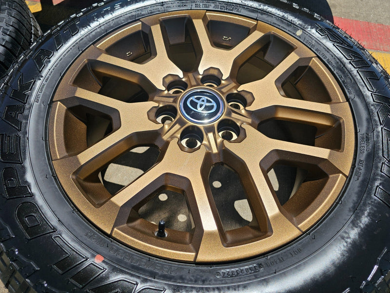 20" Toyota Tundra TSS TRD OEM rims 95359 75277 Sequoia bronze 2024 2025 2026 NEW Texas Truck Tire