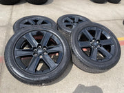 22" Ford F-150 LOBO LARIAT OEM black rims wheels tires Expedition 2026 2027 NEW Texas Truck Tire