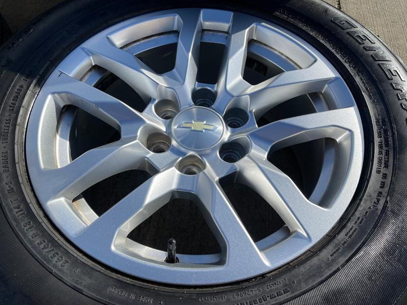 18" Chevy Silverado Suburban Tahoe OEM 5912 wheels rims GMC Yukon Sierra GENERAL Texas Truck Tire