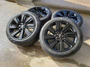 22" Lincoln Navigator OEM rims wheels Black Label 95384 10496 tires NEW Texas Truck Tire