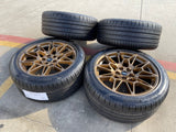 19" Ford Mustang GT Track Pack OEM 10600 10603 Bronze wheels rims 2025 2026 NEW Texas Truck Tire