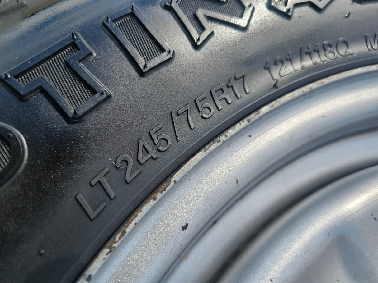 17" Ford F-250 F-350 OEM 3828 wheels rims tires FIRESTONE DESTINATION M/T2 Texas Truck Tire