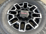 18" GMC Sierra AT4X Chevy Trail Boss 2500 OEM 14136 wheels rims GOODYEAR 35" Texas Truck Tire