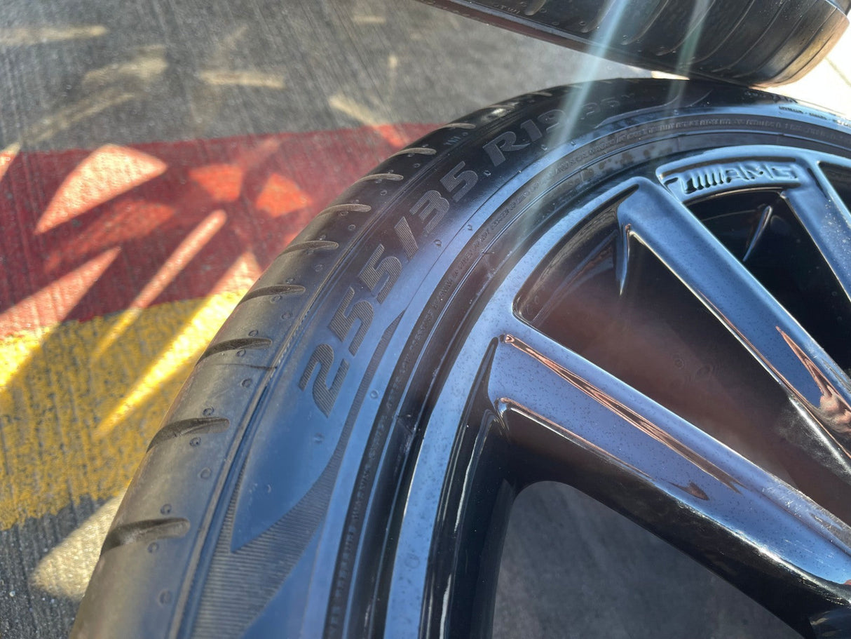 19" Mercedes AMG C E S Class OEM 85450 85451 wheels rims tires PIRELLI Texas Truck Tire
