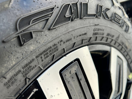 20" GMC Sierra AT4X 2500 3500 OEM wheels rims 5958 14138 Chevy Silverado FALKEN Texas Truck Tire
