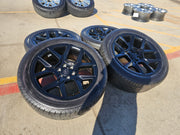 22" Dodge Ram 1500 OEM LIMITED Laramie wheels rims black 2725 2684 GENERAL Texas Truck Tire