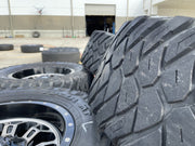 18" 18x9 Fuel Crush D561 Jeep Wrangler wheels rims 5x114.3 5x4.5 5x5 5x127 35" Texas Truck Tire