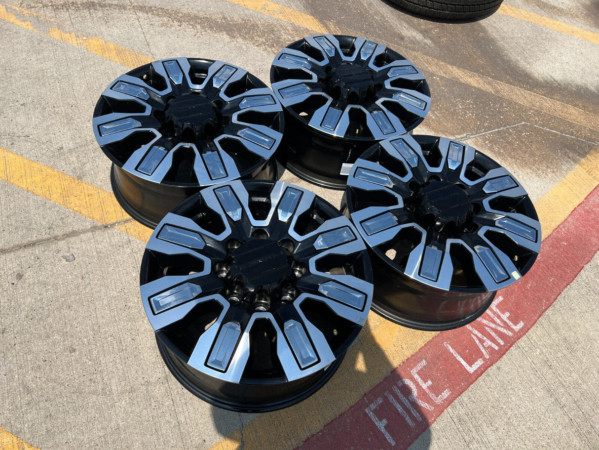 20" Chevy Silverado ULTIMATE 2500 3500 OEM 5958 14138 wheels rims 2024 2025 NEW Texas Truck Tire