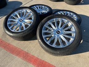 22" Cadillac Escalade Platinum OEM wheels rims 95026 tires NEW Texas Truck Tire