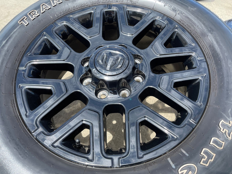 20" Dodge Ram 2500 3500 LARAMIE OEM 51649 wheels rims A/T2 2025 2026 Texas Truck Tire
