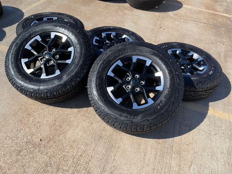 17" Jeep Wrangler Rubicon OEM Black wheels rims 9328 Gladiator 2025 2026 NEW Texas Truck Tire