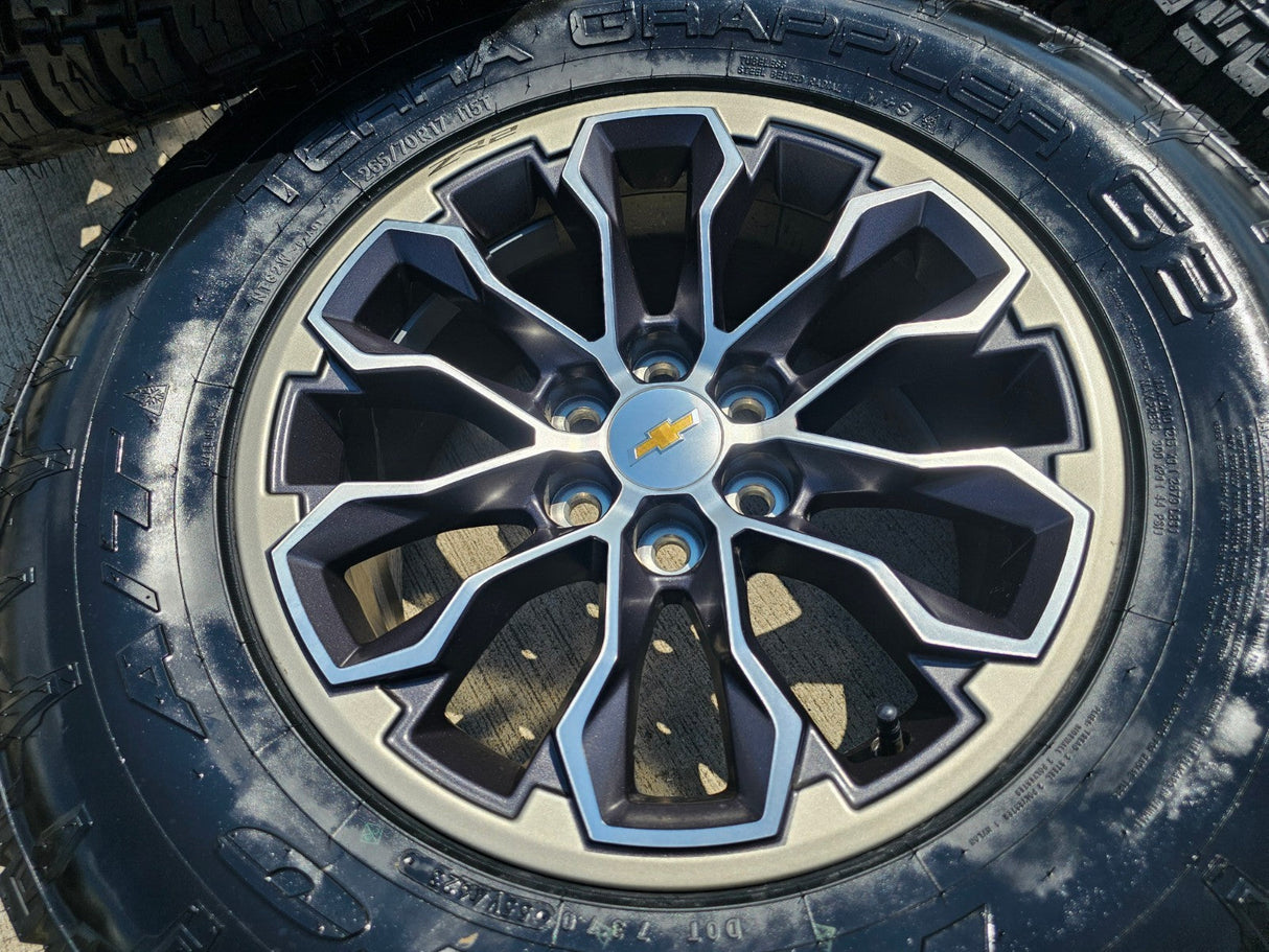 17" Chevy Colorado ZR2 OEM 5891 wheels rims tires GMC Canyon NEW Texas Truck Tire
