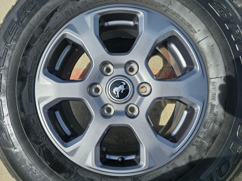 17" Ford Bronco Big Bend wheels rims 10384 OEM Ranger 2023 2024 2025 2026 Texas Truck Tire