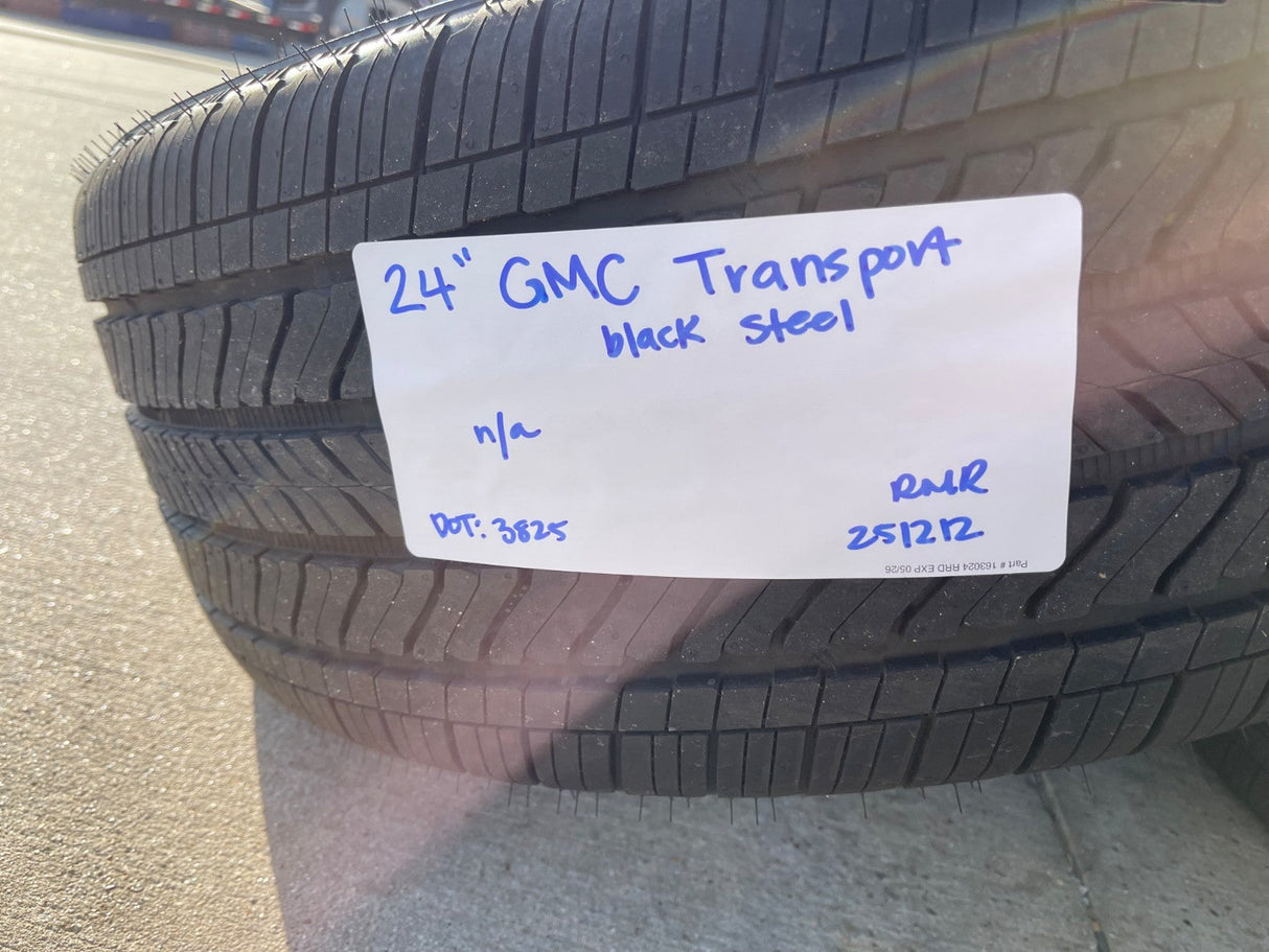 24" Chevy GMC Transport Steel OEM wheel rim Sierra Silverado Escalade 2026 NEW Texas Truck Tire