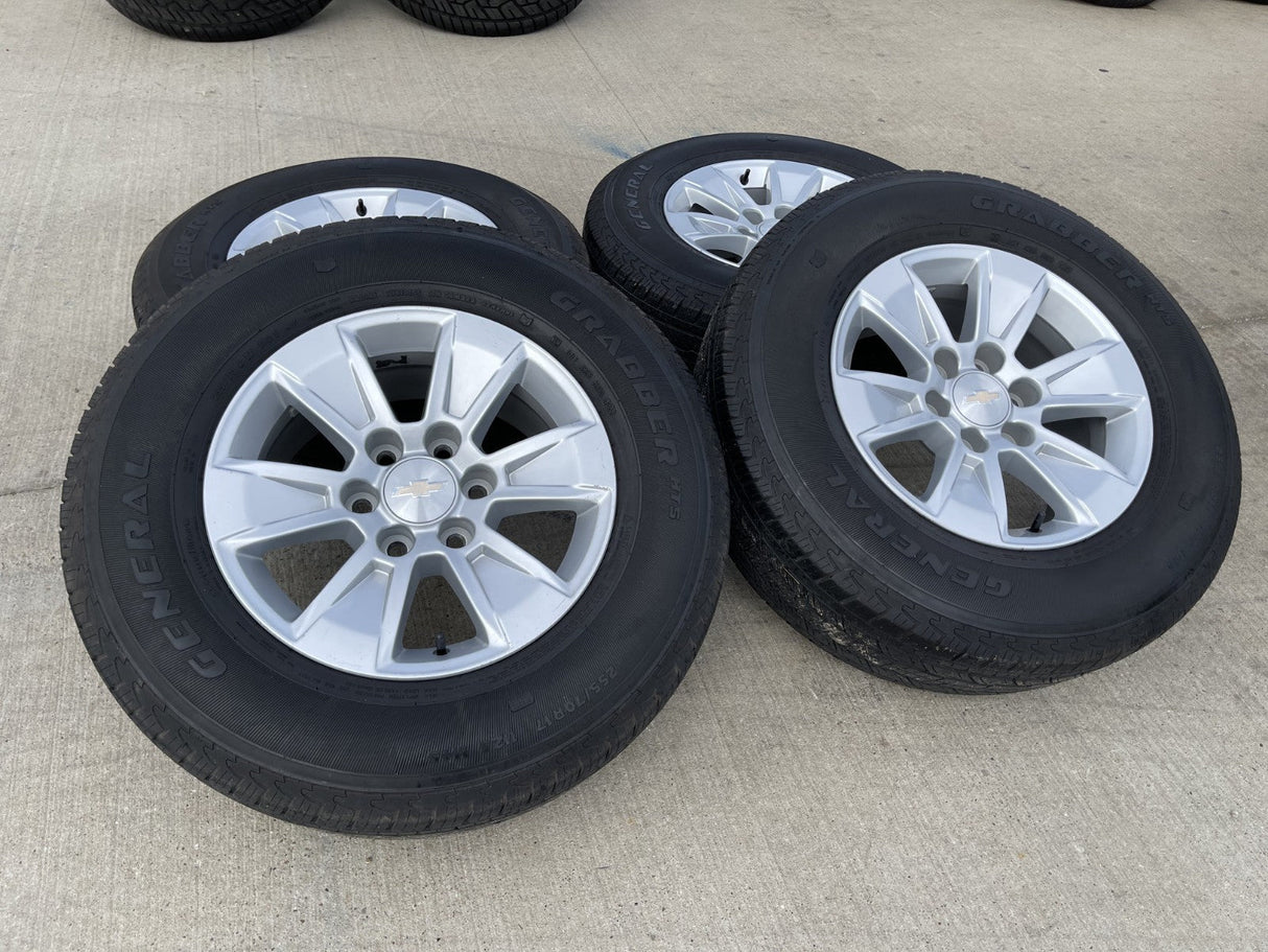 17" Chevy Silverado Colorado Canyon OEM wheels rims 5908 GMC Sierra Yukon Texas Truck Tire