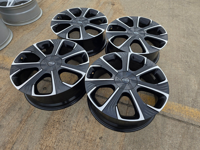 21" Lincoln Nautilus Black Label OEM 10563 rims wheels 2023 2024 2025 2026 NEW Texas Truck Tire