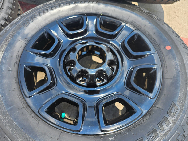 20" Ford F-250 F-350 OEM Lariat Platinum wheels rims 10486 tires 2025 2026 NEW Texas Truck Tire