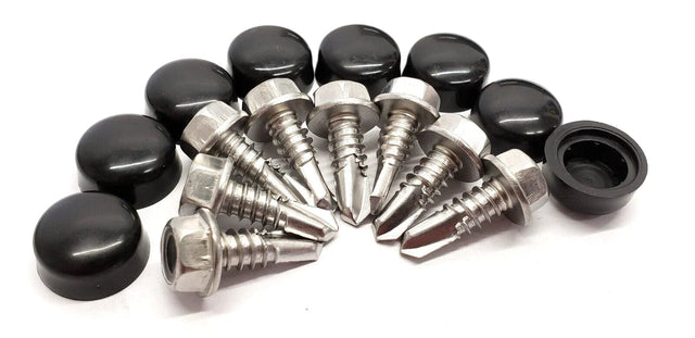Complete Performance Lund Sun Visor Mounting Hardware Stainless Screws - 1992-1997 Ford F-Series & Bronco Complete Performance