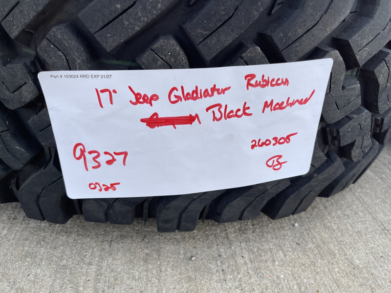 17" Jeep Wrangler Rubicon OEM 95730 9327 wheels rims Gladiator FALKEN MT 33" NEW Texas Truck Tire