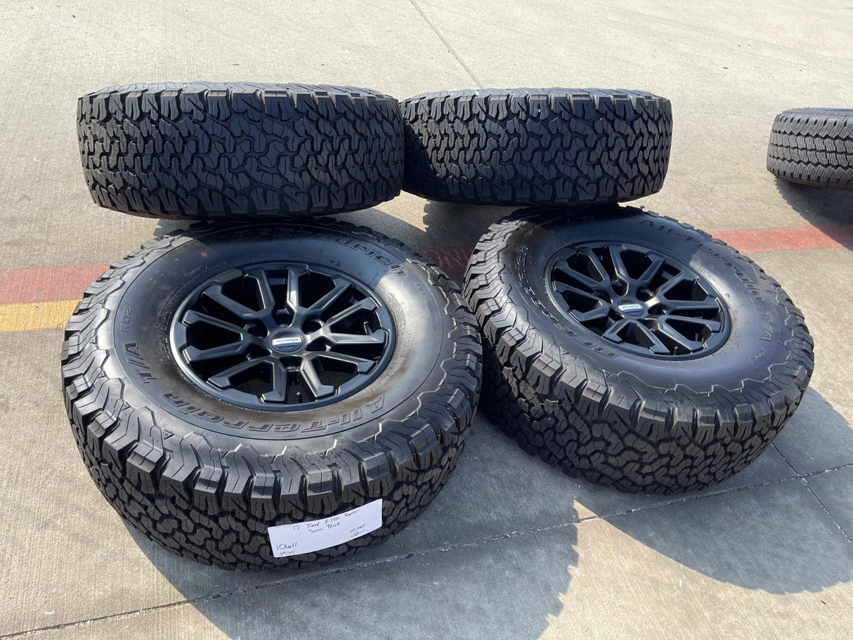 17" Ford F-150 Raptor OEM 10611 rims wheels Bronco 2024 2025 2026 NEW BFG Texas Truck Tire