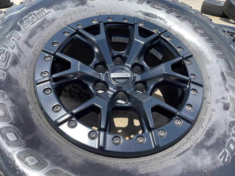 17" Ford F-150 Raptor R OEM BEADLOCK 10460 rims wheels 37" tires BFG Texas Truck Tire
