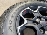 17" Jeep Wrangler Rubicon OEM wheels rims Gladiator 96832 9282 BFG KO2 A/T NEW Texas Truck Tire