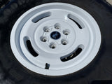 17" Ford Bronco HERITAGE Limited Edition wheels rims white 35" NEW 2024 2025 Texas Truck Tire