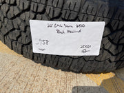 20" GMC Sierra AT4X 2500 3500 OEM wheel rim 5958 14138 Chevy Silverado Texas Truck Tire