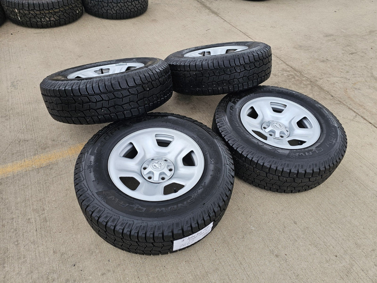 18" Ram 1500 OEM 2667 stock wheels rims SNOW tires 2022 2023 2024 2025 2026 Texas Truck Tire