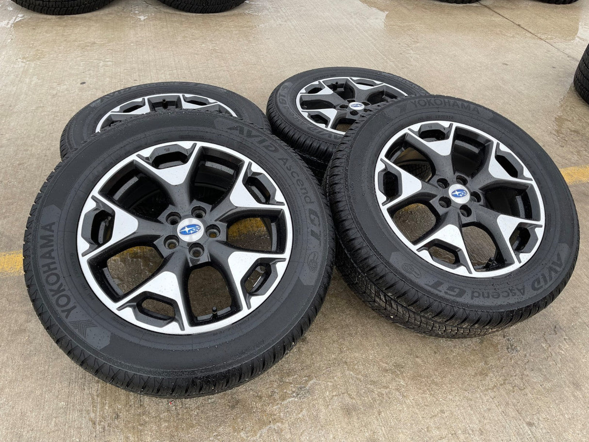17" Subaru XV Crosstrek OEM 68855 wheels rims tires 2022 2023 2024 2025 2026 Texas Truck Tire