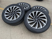 22" Lincoln Navigator OEM 10666 rims wheels BLACK LABEL 2025 2026 KUHMO NEW Texas Truck Tire