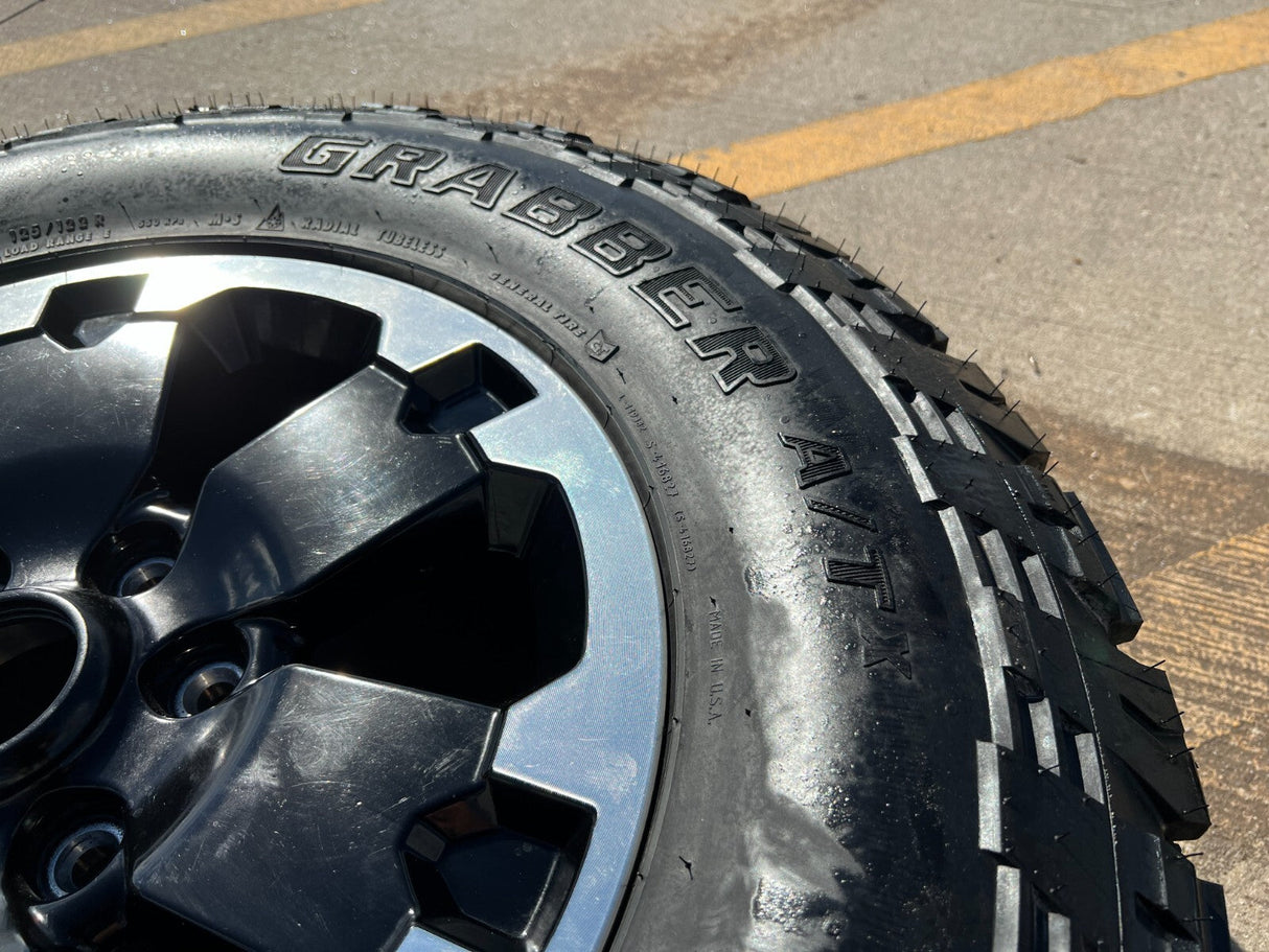 (1) 18" Ford Bronco BADLANDS OEM black wheel rim 10282 Ranger Spare tire Texas Truck Tire