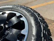 (1) 18" Ford Bronco BADLANDS OEM black wheel rim 10282 Ranger Spare tire Texas Truck Tire