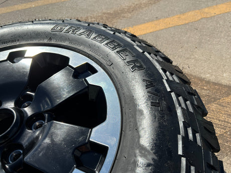 (1) 18" Ford Bronco BADLANDS OEM black wheel rim 10282 Ranger Spare tire Texas Truck Tire