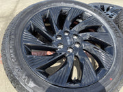 22" Lincoln Navigator OEM 10665 rims wheels BLACK LABEL 2025 2026 MICHELIN Texas Truck Tire